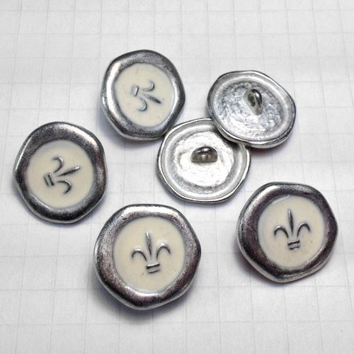 Metal Buttons for Jewelry