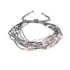 Square Knot Bracelet with Swarovski Beads