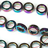 12mm Hematite and Rainbow Hematite Ring Beads for Square Knot Bracelet Designs