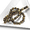 4mm Czech Fire Polished Beads for Crochet Bracelets with 100% Silk Tape
