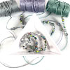 4mm Czech Fire Polished Beads for Bracelets with C-Lon Tex 400 Cord