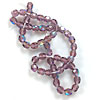 4mm Czech Fire Polished Beads for Bracelets with C-Lon Tex 400 Cord