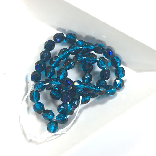 4mm Czech Fire Polished Beads for Bracelets with C-Lon Tex 400 Cord