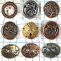 TierraCast Metal Buttons for Jewelry