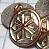 Copper Colored Metal Button