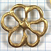 Gold Solitaire Buttons for Jewelry