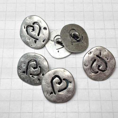 Metal Buttons for Jewelry