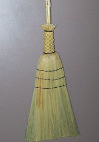 Broom done with C-Lon Bead Cord Tex 400