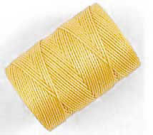 Golden Yellow C-Lon Bead & Micro-Macrame Cord