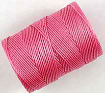 Pink C-Lon Bead & Micro-Macrame Cord