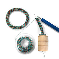 Tubular Bead Crochet Starter Jig & Tutorial Kit