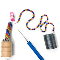 Tubular Bead Crochet Starter Jig & Tutorial Kit