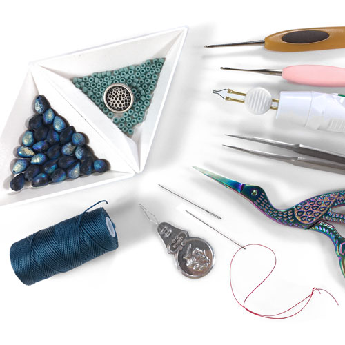 Tools for Chain Stitch bead Crochet