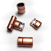 European Zamack Magnetic End Clasps for Kumihimo