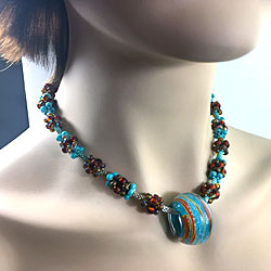 New Kumihimo Bead Cluster Bracelet & Necklace Kits