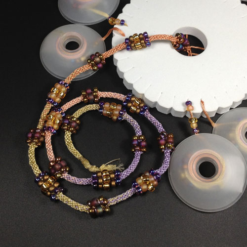 Kumihimo Bead Cluster Bracelet & Necklace Kits