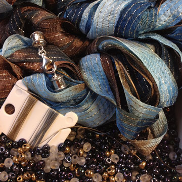 Knitting with Beads & C-Lon Bead Cord