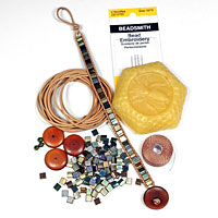 Wrap Leather Bracelets with Tila Beads Kit