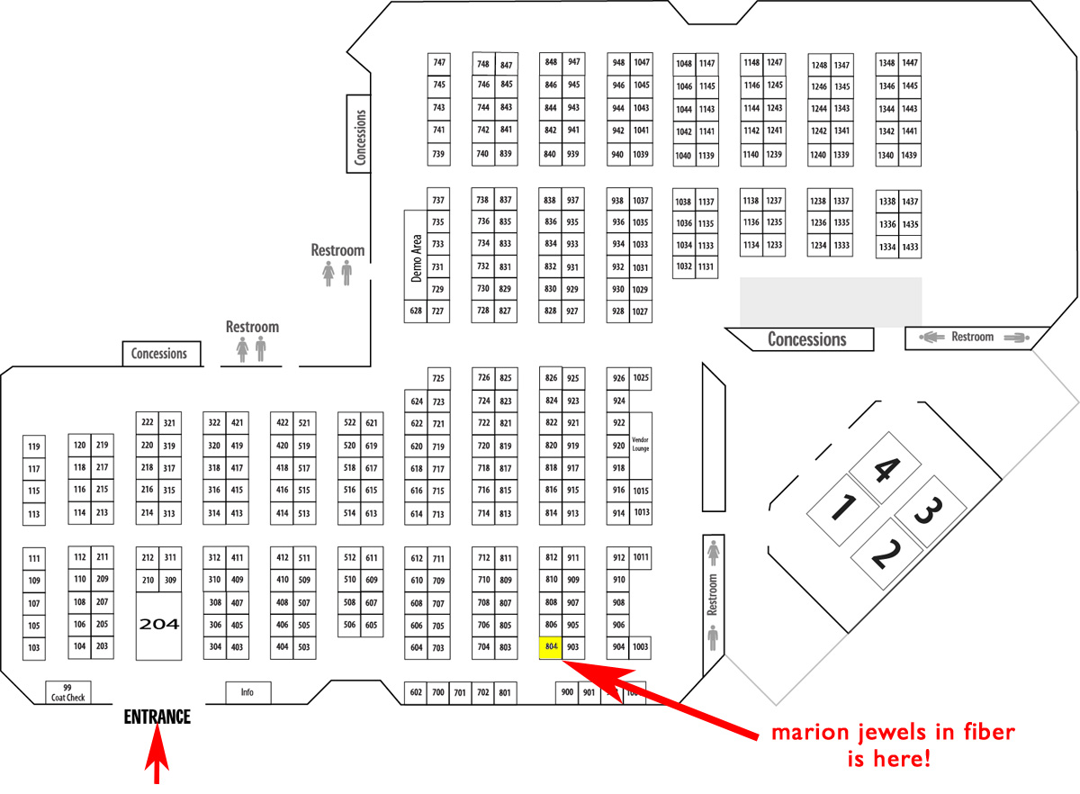 Stitches West 2016 Map