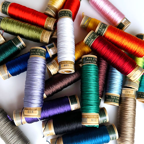 Fujix Silk Thread Art - 100% Silk Filament Thread