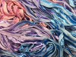 Hand Dyed Silk Ribbon for Kumihimo