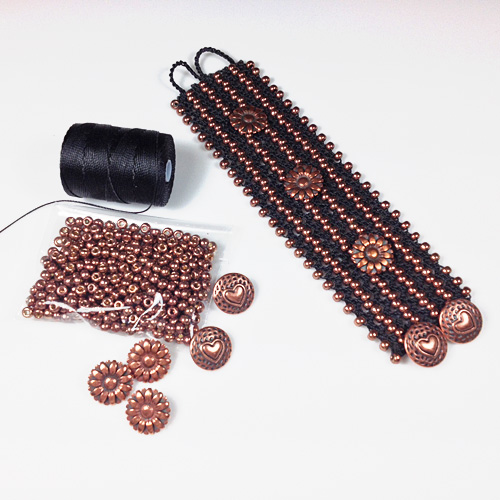 Turkish Flat Bead Crochet Bracelet Kits
